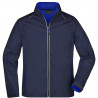 Veste Softshell 2 en 1 homme personnalisée en broderie marine bleu roi