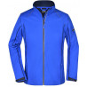 Veste Softshell 2 en 1 Femme personnalisée en broderie bleu nautique marine