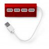 port usb plerion à personnaliser rouge