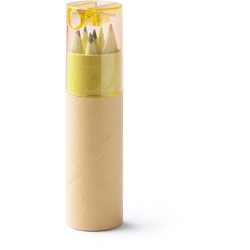 Crayons mabel à personnaliser jaune