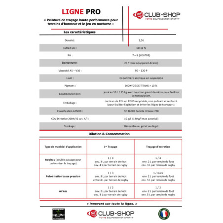Peinture Traçage TL4000 Foot Rugby – Très Haute Performance | CLUB-SHOP.fr