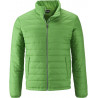 Doudoune matelassée homme personnalisée en broderie vert