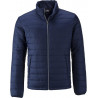 Doudoune matelassée homme personnalisée en broderie marine face