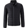 Doudoune matelassée homme personnalisée en broderie noir