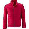 Doudoune matelassée homme personnalisée en broderie rouge