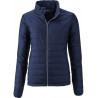 Doudoune matelassée femme personnalisée en broderie marine