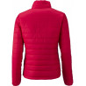 Doudoune matelassée femme personnalisée en broderie rouge dos
