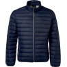 Doudoune en duvet homme personnalisée en broderie marine argent face