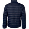 Doudoune en duvet homme personnalisée en broderie marine argent dos