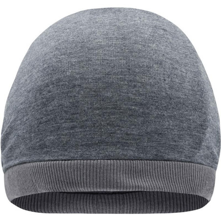 Bonnet d'été mélange personnalisé en broderie gris chiné foncé gris foncé