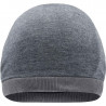 Bonnet d'été mélange personnalisé en broderie gris chiné foncé gris foncé