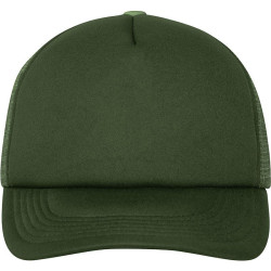 Casquette trucker 5 panneaux personnalisée en broderie blanc grenadine 2