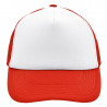 Casquette trucker 5 panneaux personnalisée en broderie blanc grenadine