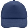 Casquette trucker 5 panneaux personnalisée en broderie marine