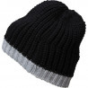 Bonnet sport d'Hiver personnalisé en broderie noir argent