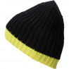 Bonnet sport d'Hiver personnalisé en broderie noir jaune