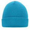 Bonnet tricot personnalisé en broderie aqua