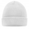 Bonnet tricot personnalisé en broderie blanc