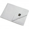 Serviette de toilette personnalisée en broderie blanc