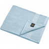 Serviette de toilette personnalisée en broderie bleu clair