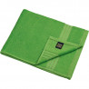 Serviette de toilette personnalisée en broderie vert citron