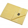 Serviette de toilette personnalisée en broderie jaune clair