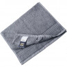 Serviette de bain personnalisée en broderie gris moyen