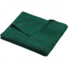 Serviette de bain personnalisée en broderie vert foncé