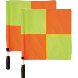 Drapeaux de Touche pour arbitres de football à damier