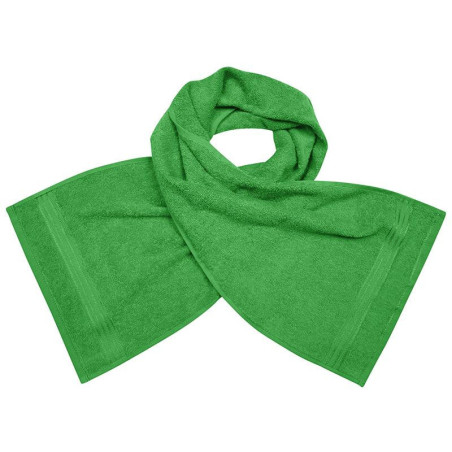 Serviette de sport personnalisée en broderie vert