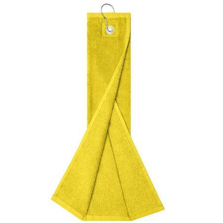Serviette golf personnalisée en broderie citron