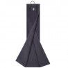 Serviette golf personnalisée en broderie anthracite