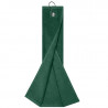 Serviette golf personnalisée en broderie vert foncé