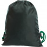 Mini sac baluchon personnalisé en flocage noir vert