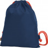 Mini sac baluchon personnalisé en flocage marine rouge
