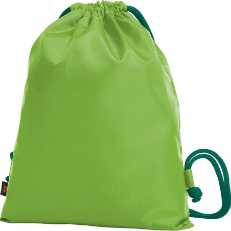Mini sac baluchon personnalisé en flocage vert mai vert