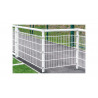 MAIN-COURANTE AVEC LISSE ALUMINIUM ET POTEAUX ACIER ET FIXATION DB-STOP - LE ML