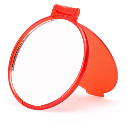 Miroir glaze à personnaliser rouge ouvert