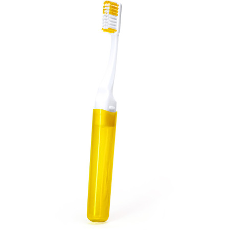Brosse à dents pole à personnaliser jaune