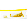Brosse à dents mesler à personnaliser jaune pochette