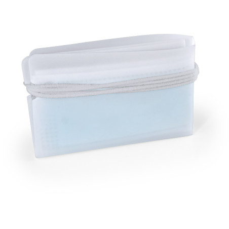 étui porte masques hawking à personnaliser blanc