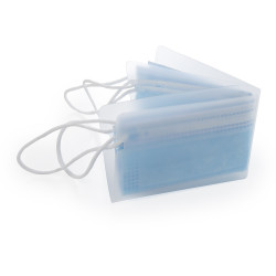 étui porte masques hawking à personnaliser blanc 2