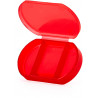 Pilulier citos à personnaliser rouge ouvert