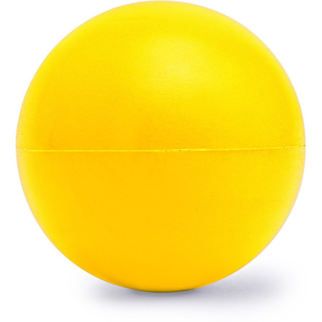 balle anti-stress seyku à personnaliser jaune