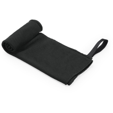 Serviette calpe à personnaliser noir
