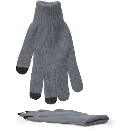 gants tactiles zeland à personnaliser gris