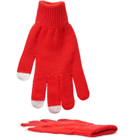 gants tactiles zeland à personnaliser rouge