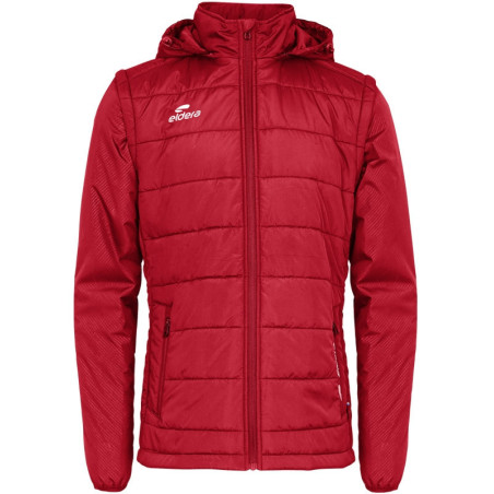 Blouson à manches amovibles ELDERA Acarreaux Rouge