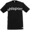 T-Shirt Promo Essential Uhlsport noir et blanc