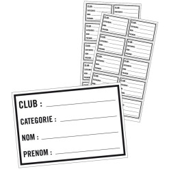 Lot de 50 étiquettes pour bouteilles